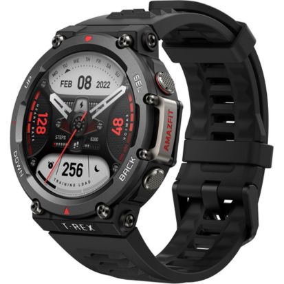 Amazfit - T-Rex 2 Outdoor Smartwatch 35.3mm Polymer Alloy - Ember Black