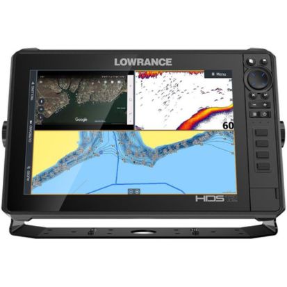 Lowrance HDS-12 wactive imaging 3-in-1 Transom Mount C-Map Pro Chart