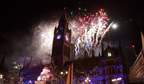 Manchester New Year Fireworks