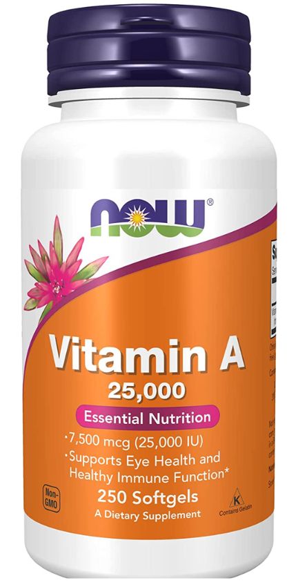 NOW Supplements, Vitamin A (Fish Liver Oil) 